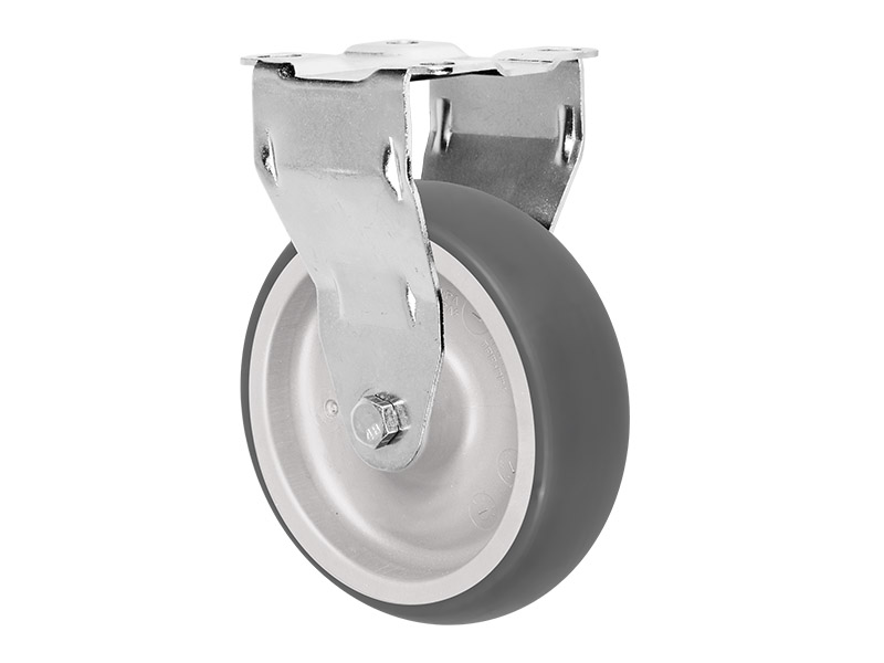 fixed type caster wheel