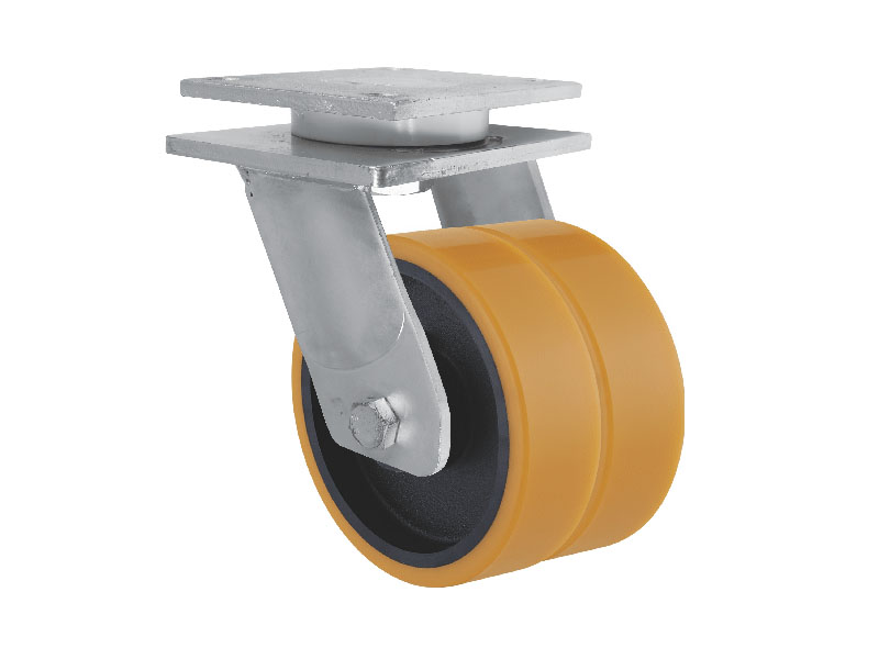  Heavy duty twin wheel casters