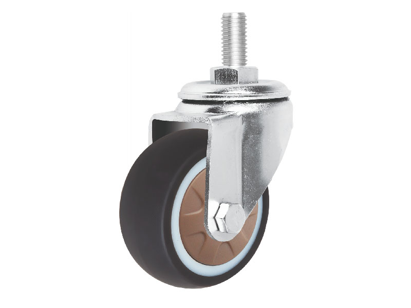 65mm Non-marking Furniture Stem Caster TPR Wheel