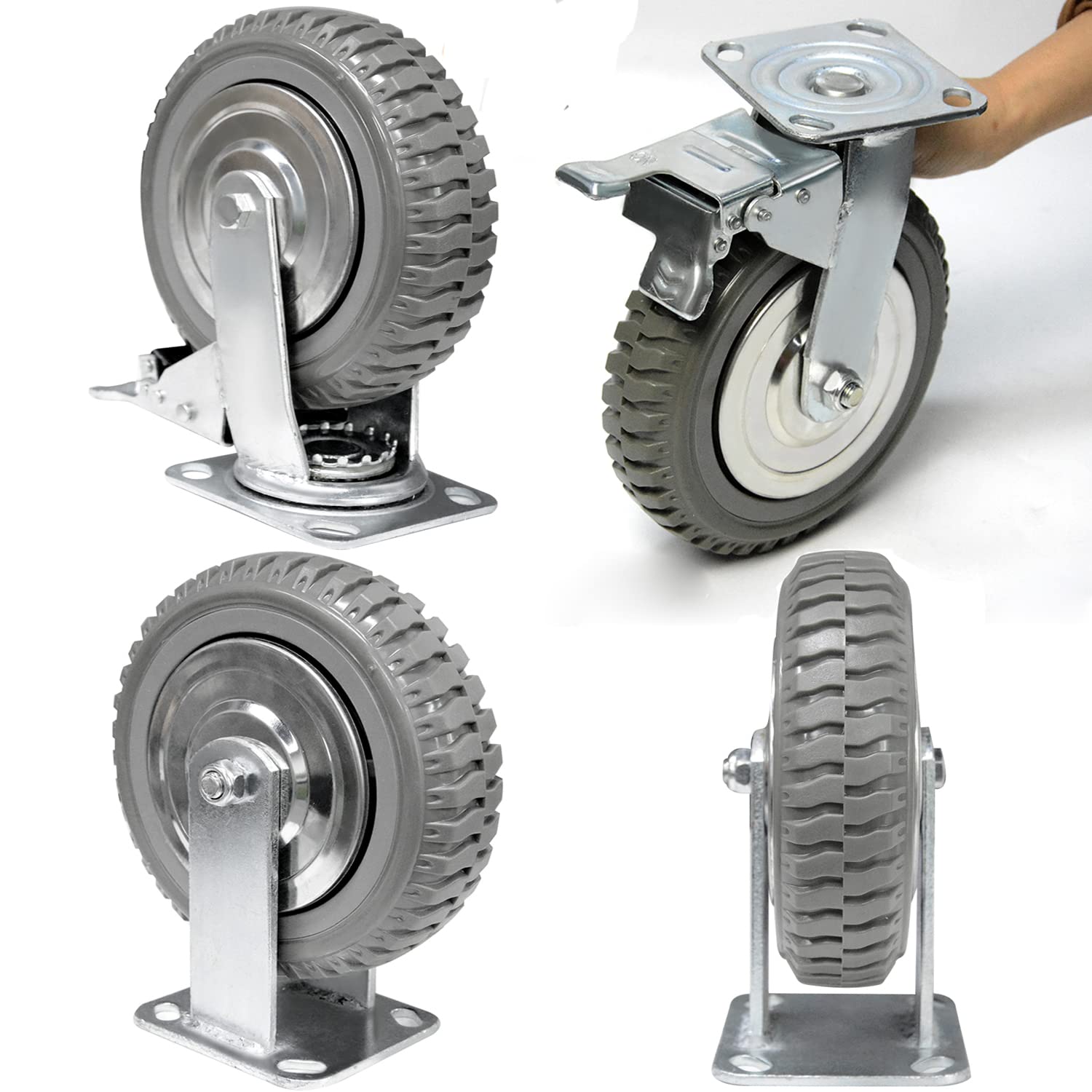 solid caster wheels