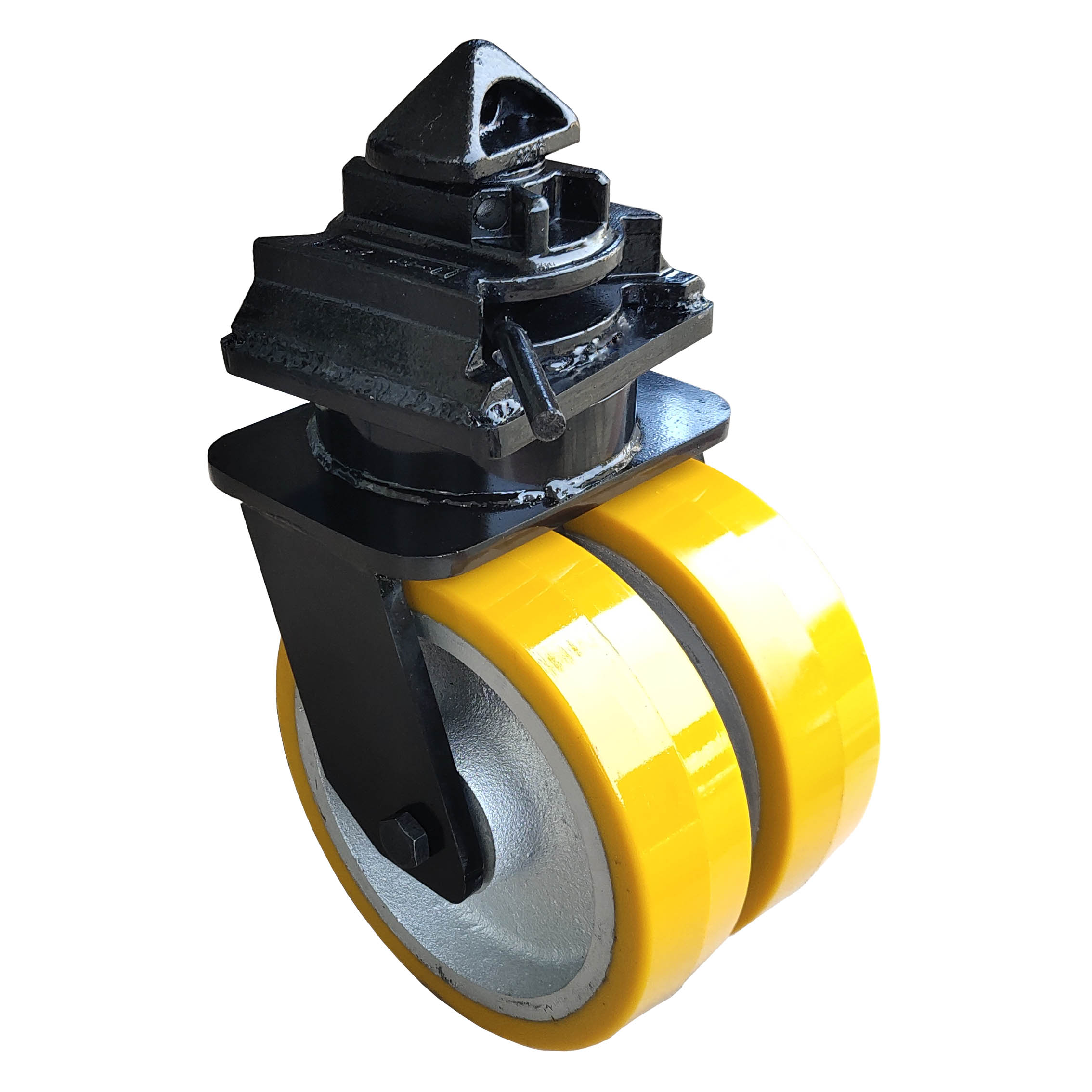 dual wheel medium heavy duty industrial caster