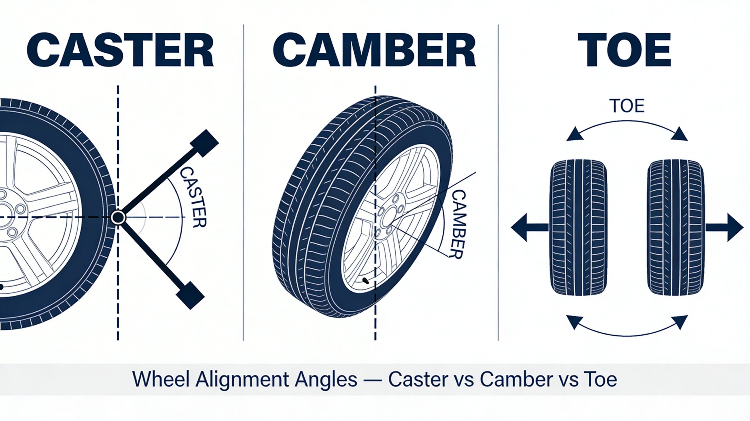 Caster vs Camber vs Toe