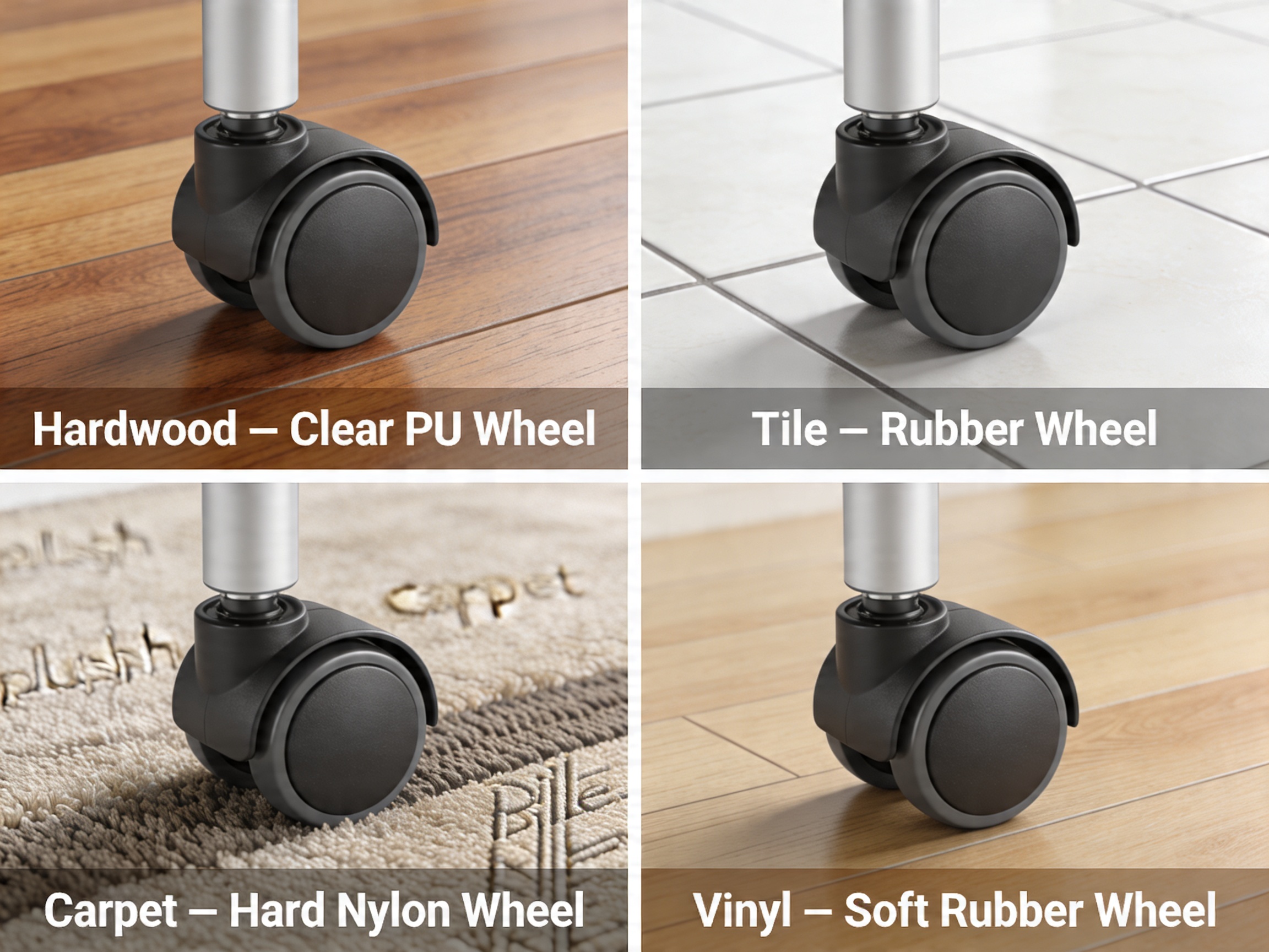 Best Caster Types for Dining Chairs