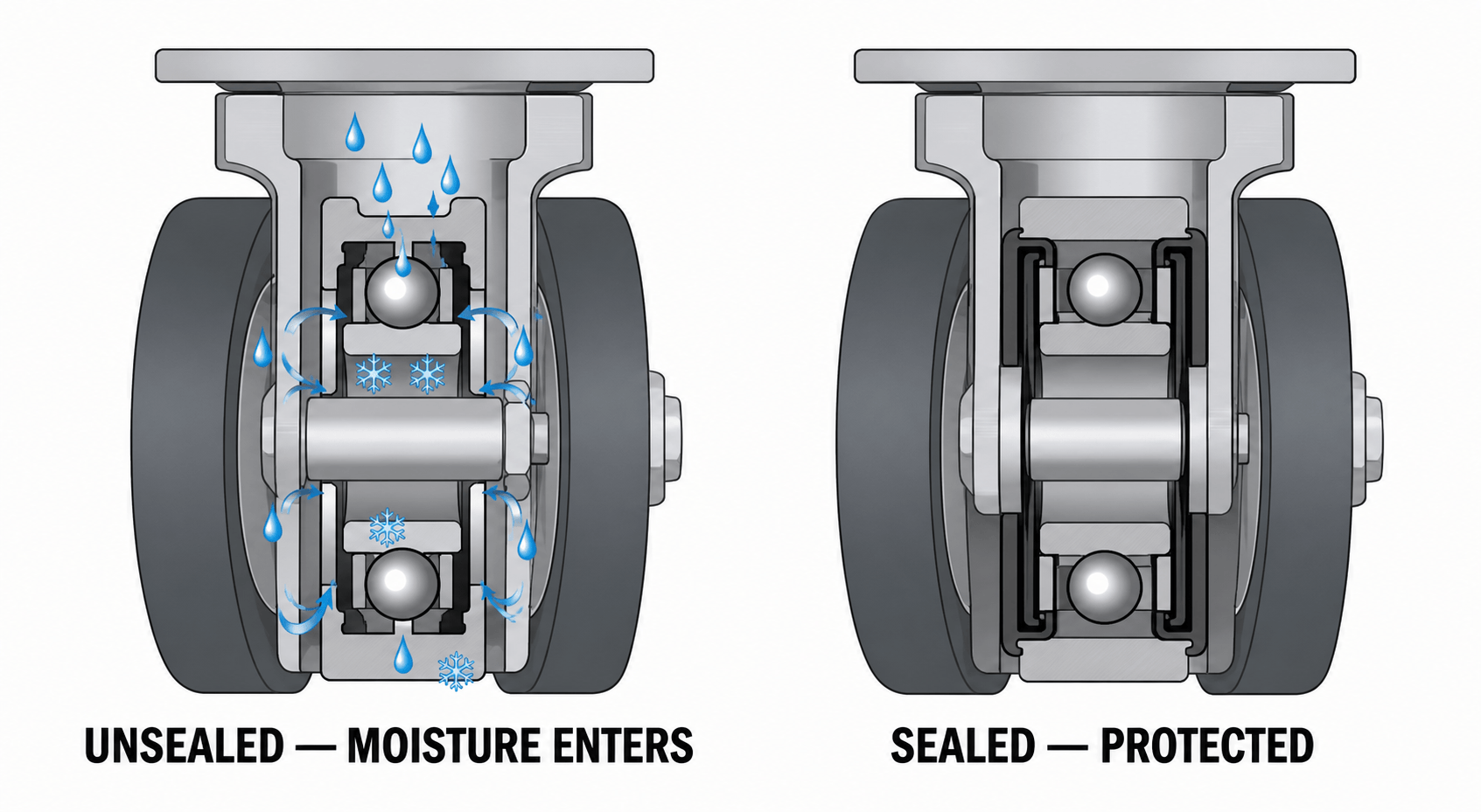 sealed vs unsealed bearing freezer sealed vs unsealed bearing freezer